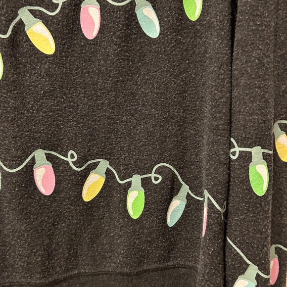 Wildfox Christmas Light Glow in the Dark Sweatshirt Size XS - Picture 4 of 12
